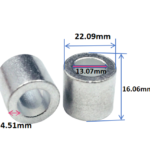 Round hole aluminum sleeve