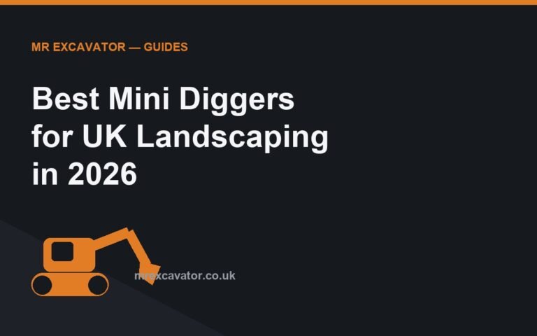 Best Mini Diggers for UK Landscaping in 2026