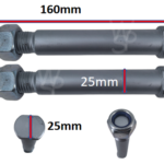 Mini Digger Bucket Pins 25mm Oval (Set of 2)