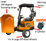 Dumper KS3000 Kubota engine
