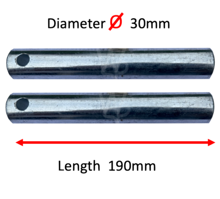 Excavator Bucket Pins 30mm No Head (1 set 2 Pins)