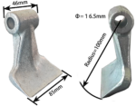 Flail Mower Hammer (Set of 5) for EFD / EFDH Flail Mower (G)