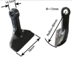 Flail Mower Blade Hammer (Set of 5) For ATV / APE / LINCE Flail Mower (D)