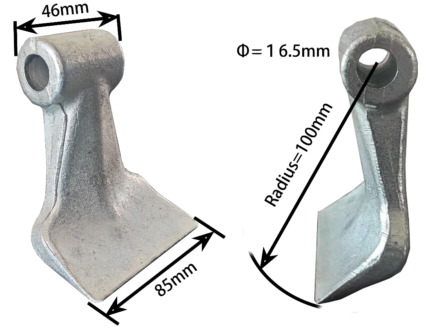 Flail Mower Blade Hammer (Set of 5) For EFGC / EFGCH Flail Mower (E)