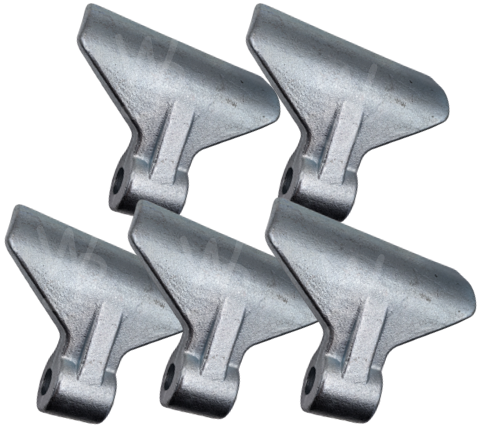 Flail Mower Blade Hammer (Set of 5) For KDK / AGF / BCRI / BUFFALO Mower (C) Flail Mower Blade Hammer (Set of 5) For KDK / AGF / BCRI / BUFFALO Mower (C)