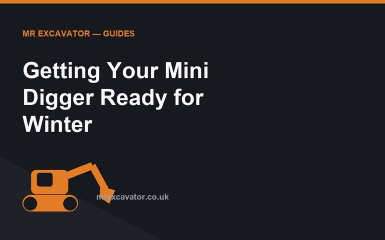 Getting Your Mini Digger Ready for Winter