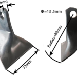 Flail Mower Blade Hammer (Set of 5) for EF / ATV / AGL / BCRL Flail Mower (F)