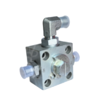 Hydraulic auxiliary connection block (3 way)