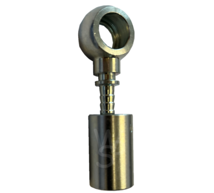 Hydraulic Hose Connector 1/4” Banjo Set of 4