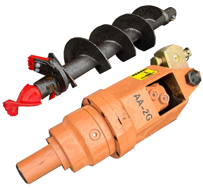 Mini Digger Auger Set 30mm Pin Mini Digger Auger Set 30mm Pin