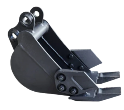 Mini Digger Bucket 200mm (25mm Pin)