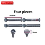MR Excavator Mini Digger Bucket Pins 25mm Oval (Set of 4)