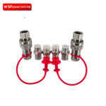 MR Excavator Mini Digger Hydraulic Quick Coupling Kit 1/4“ M14