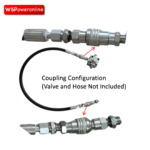 MR Excavator Mini Digger Hydraulic Quick Coupling Kit 1/4“ M14
