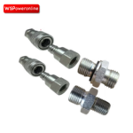 MR Excavator Mini Digger Hydraulic Quick Coupling Kit 1/4“ M14