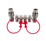 Mini Digger Hydraulic Quick Coupling Kit 3/8“ M18