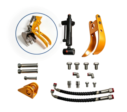 Mini Digger Hydraulic Thumb kit 30mm pins