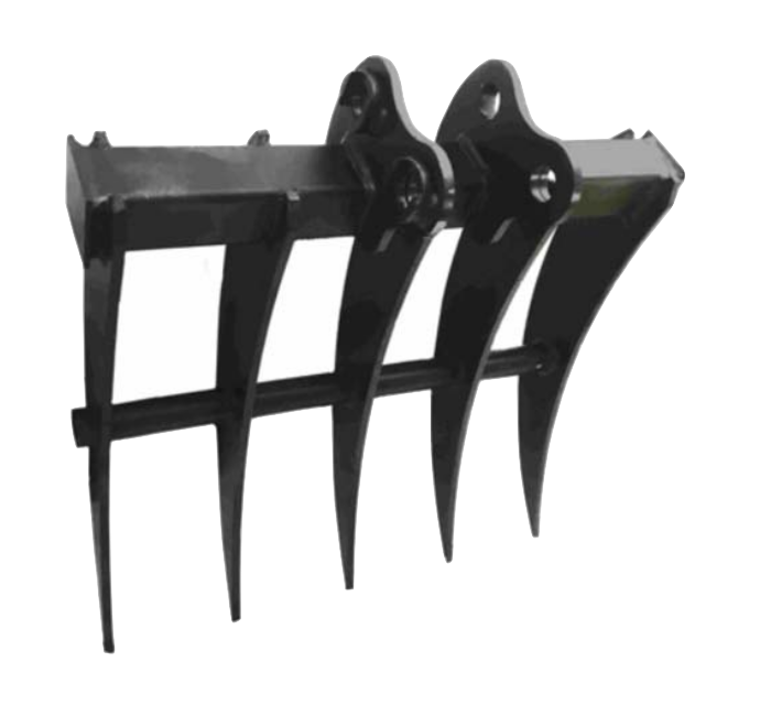 Mini Digger Rake (25mm Pins) Mini Digger Rake (25mm Pins)