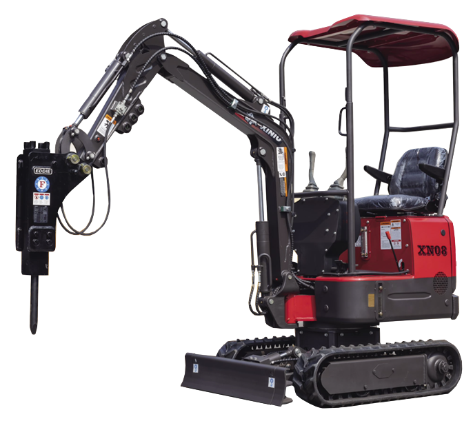 Mini Digger Rhinoceros XN08 - Swing Boom Includes 200/300/500 Bucket & Removable Roof Mini Digger Rhinoceros XN08 - Swing Boom Includes 200/300/500 Bucket & Removable Roof