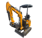 Mini Digger Rhinoceros XN10-9 (Swing Boom & Extension Tracks) Includes 200/300/500 Bucket & Removable Roof