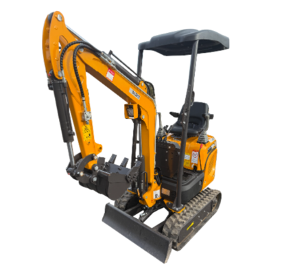 Mini Digger Rhinoceros XN10-9 (Swing Boom & Extension Tracks) Includes 200/300/500 Bucket & Removable Roof