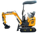 Mini Digger Rhinoceros XN10-9 (Swing Boom & Extension Tracks) Includes 200/300/500 Bucket & Removable Roof