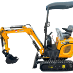 Mini Digger Rhinoceros XN10-9 (Swing Boom & Extension Tracks) Includes 200/300/500 Bucket & Removable Roof