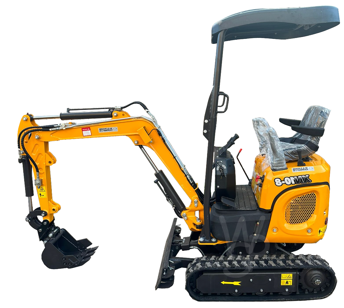 Mini Digger Rhinoceros XN10-9 (Swing Boom & Extension Tracks) Includes 200/300/500 Bucket & Removable Roof Mini Digger Rhinoceros XN10-9 (Swing Boom & Extension Tracks) Includes 200/300/500 Bucket & Removable Roof