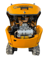Mini Digger Rhinoceros XN12-8 Kubota Swing Boom Includes 200/300/500 Bucket & Removable Roof