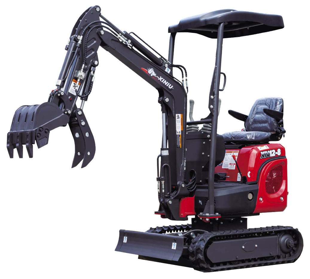Mini Digger Rhinoceros XN12-8 Kubota Swing Boom Includes 200/300/500 Bucket & Removable Roof Mini Digger Rhinoceros XN12-8 Kubota Swing Boom Includes 200/300/500 Bucket & Removable Roof