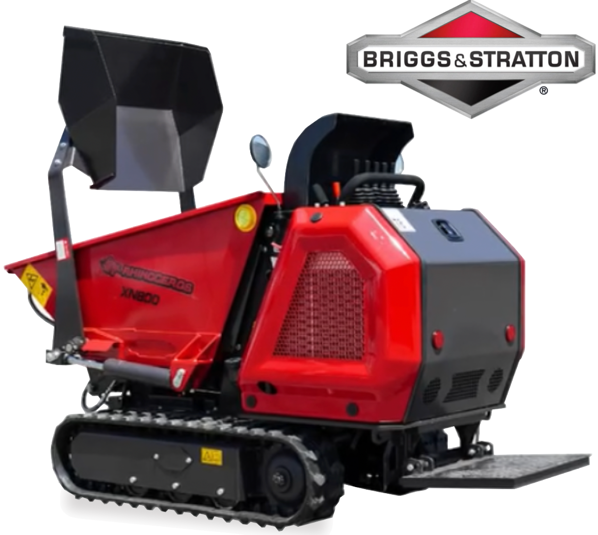 Mini Dumper Tracked & High Hydraulic Tip XN800 Briggs & Stratton Mini Dumper Tracked & High Hydraulic Tip XN800 Briggs & Stratton