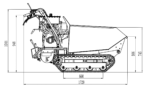 Mini Dumper Tracked & Hydraulic Tip