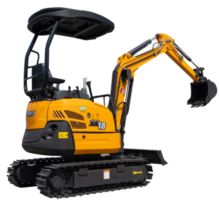 Mini Digger Rhinoceros XN18 Kubota / Yanmar Includes 200/300/500 Bucket