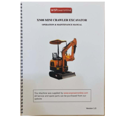 Mini digger XN08 Instruction Manual
