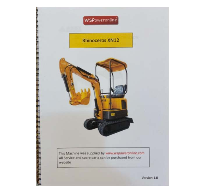 Mini Digger XN12 Instruction Manual Mini Digger XN12 Instruction Manual