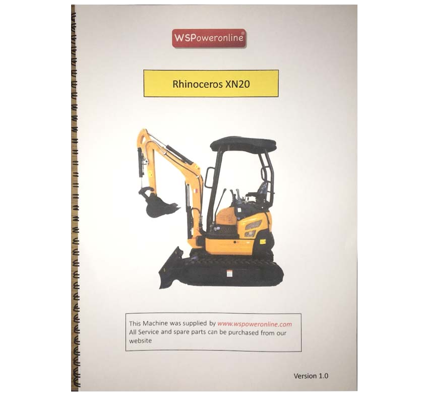 Mini Digger XN20 Service Manual Mini Digger XN20 Service Manual